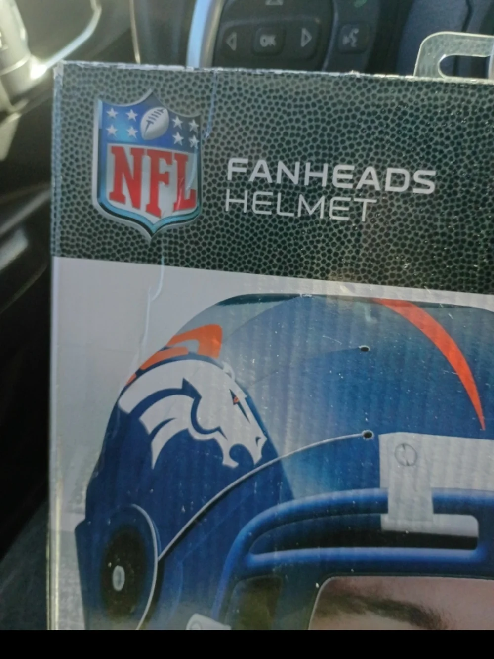 Helmet fan heads broncos game tailgate party 2018